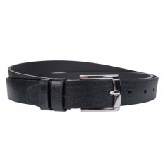 Curea batal barbati, eleganta pentru costum, din piele naturala, Negru, Latime 3cm, lungime pana la 170cm - CK88N