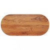VidaXL Blat de masă oval, 110x50x3,8 cm, lemn masiv de acacia