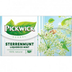 Ceai Pickwick Herbal Goodness - Anason, Menta, Fenicul Si Lemn Dulce - 20 X 2 Gr./pachet foto