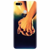 Husa silicon pentru Huawei Y6 Pro 2017, Couple Holding Hands
