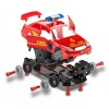 Masinuta Sef Pompieri Revell Junior Kit RV0810, Asamblare Usoara, +4 ani, Piese Robuste, Conuri Trafic, Portbagaj/Usi se Deschide