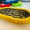 Sapuniera 3D, model Wave, Galben Negru