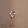 Piercing spirala cu bila mica si sageata mare din titan