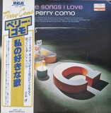 Vinil LP # "Japan Press" ~~ PROMO ~~ Perry Como &ndash; The Songs I Love (EX)