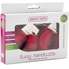 Catuse Metalice cu Plus Shots Toys - Rosu##