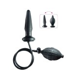 Plug Anal Gonflabil din Silicon, Negru, Small