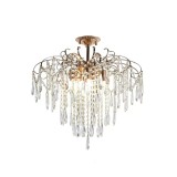 Candelabru Cristal EGO 9x E27, Diametru 60cm, Auriu Lucios