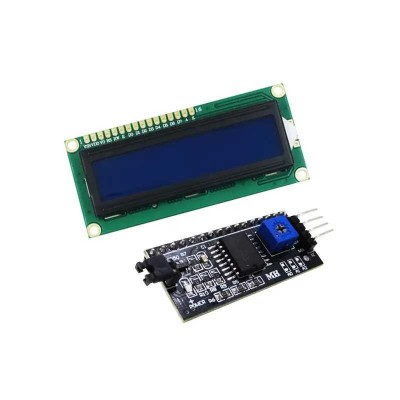 Modul NANO LCD BLUE GREEN SCREEN IIC/I2C + 1602 foto