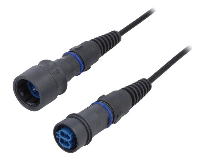 Patch Cord Fibră Optică Duplex Monomod SM Baionetă