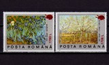 Cumpara ieftin RO 2000 ,LP 1513 , &quot; 100 ani m. Van Gogh supra./1990&quot; , serie ,MNH