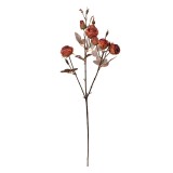Cumpara ieftin Trandafiri artificiali portocalii maro 16x9x73 cm