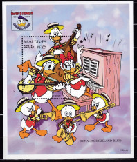 DB Disney Maldive Orchestra lui Donald SS MNH foto