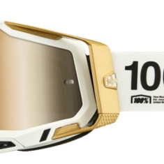 Ochelari cross/atv 100% Racecraft 2 Succesion, lentila oglinda, culoare rama alb Cod Produs: MX_NEW 26013318PE