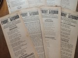 Publicația &bdquo;Front Literar&rdquo;, Brasov, COLECTIE 9 APARITII *ANUL 1/ 1936 **ANUL 2/1937 *Victor Eftimiu, Sașa Pană, Ștefan Baciu, Virgil Gheorghiu...
