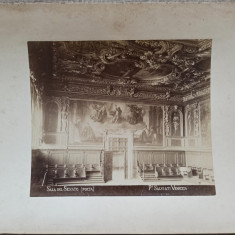 Sala del Senato, Palazzo Salviati Venezia// foto sec. XIX, Giorgio Sommer Napoli