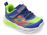 Pantofi sport SKECHERS albastri, FLEX-GLOW ULTRA, din material textil