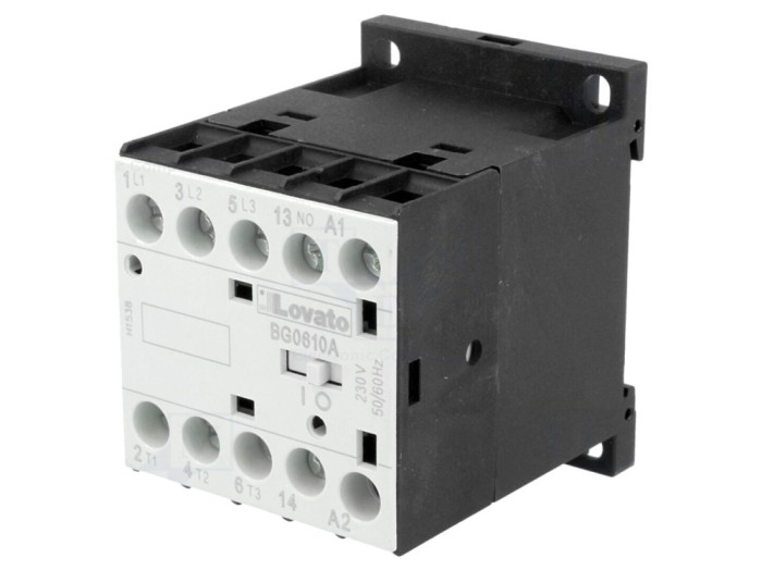 Contactor 3P NO 230VAC 6A