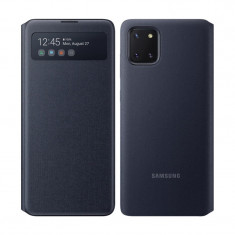 Husa Book Samsung S-View pentru Samsung Galaxy Note 10 Lite Black foto