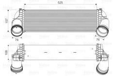 VALEO 818562 Intercooler, compresor