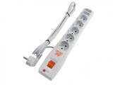 Prelungitor cu protectie 7 prize (5 x Schuko + 2 x Euro) 1.5m alb, Acar P7
