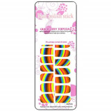 Stickere decorative pentru unghii - curcubeu