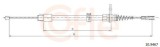 Cablu frana de parcare Mercedes Glk-Class Motor 200, 200 CDI, 220 CDI, 220 CDI 4-matic, parte montare spate stanga, spate dreapta, lungime 744/603