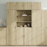 Dulap de depozitare stejar sonoma 80x42,5x225 cm lemn prelucrat