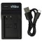 Canon LP-E17 EOS 750D 760D Kiss X8i &Icirc;ncărcător dublu/&icirc;ncărcător rapid cu cablu Micro-USB - Patona