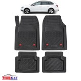 Covorașe Auto TeamCar&reg; Tip Tăviță Compatibile Seat Leon Mk3 (2012&ndash;2020) - Combi, Cauciuc