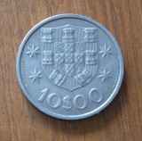 10 escudos 1973, Portugalia
