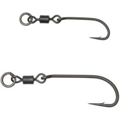 Carlige Prologic Swivel Hooks Long Shank Nr.6 5buc/plic foto