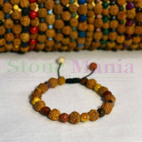 Bratara rudraksha 8mm si mookait fatetat 6mm