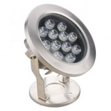 Proiector LED RGB Fantana/Piscina, &Oslash;160mm ,12W, IP68