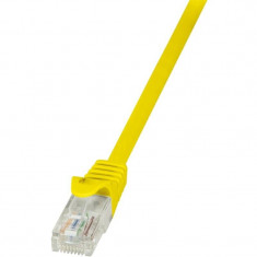 Cablu UTP Logilink Patchcord Cat 5e 10m Galben foto