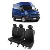 Cumpara ieftin Huse scaune din piele Iveco Daily 3 locuri (2+1) 2014 - 2020