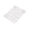 Set 20 buline autoadezive antiderapente Crisalida, diametru 15 mm, Transparent
