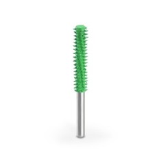 Biax sculptura lemn SABURR -cap cilindric lung 3,2 mm capăt neted, Granulatie Saburr ASPRA - VERDE