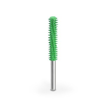 Biax sculptura lemn SABURR -cap cilindric lung 3,2 mm capăt neted, Granulatie Saburr ASPRA - VERDE foto