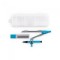 Set de Geometrie &icirc;n Cutie, Include 1 Compas, 1 Creion Mecanic și 10 Mine Grafit de 0,5 mm. 128 x 42 x 20 mm, Albastru