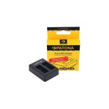 GoPro Hero 9 AHDBT901 ADBAT001 &Icirc;ncărcător USB dublu cu cablu Micro USB - Patona