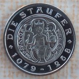 (M2189) MEDALIA GERMANIA - 25 ANI BADEN-WURTTENBERG 1952-1977, DIE STAUFER