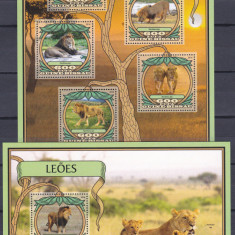 DB1 Fauna Africana Guineea Lei MS + SS MNH