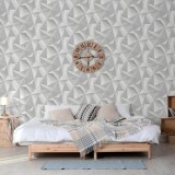 DUTCH WALLCOVERINGS Tapet Onyx, gri deschis