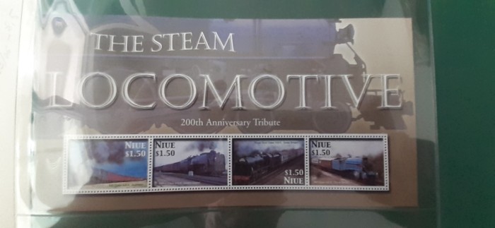 Niue-Transport,locomotive ,trenuri-serie completa ,nestampilate MNH-(T5)