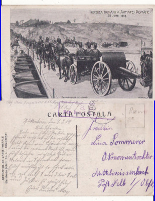 Trecerea Dunarii-Razboiul balcanic 1913-militara foto