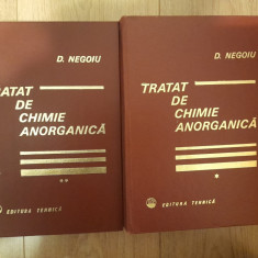 Dumitru Negoiu - Tratat de chimie anorganica (volumele 1, 2)