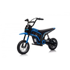 Motocicleta electrica pentru copii 5-10 ani, Kinderauto Enduro, 350W 24V, albastra
