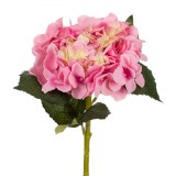 Floare Artificială, Hortensie, Tulpină Lungă, Culoare Roz