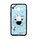 Husa Silicon Panda 4D Samsung Galaxy A3 2017/A320, Protectie Camera