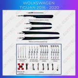 Lumini ambientale VW Tiguan 2016-2021 trimuri control telefon sau sistem original CarStore Technology